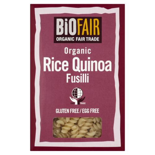 BioFair Organic Fair Trade Rice Quinoa Fusilli 250g RRP 3.29 CLEARANCE XL 1.50